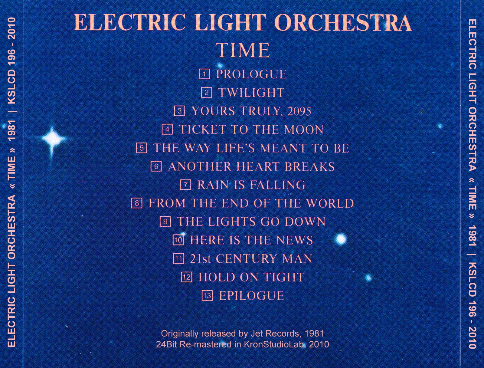 Electric Light Orchestra  Time : Back DE